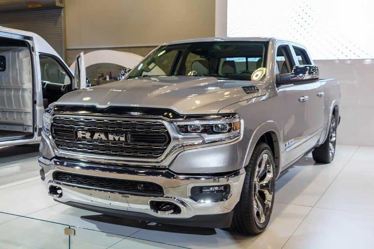 Dodge Ram on display, How To Choose The Best Color For Your Pickup Truck