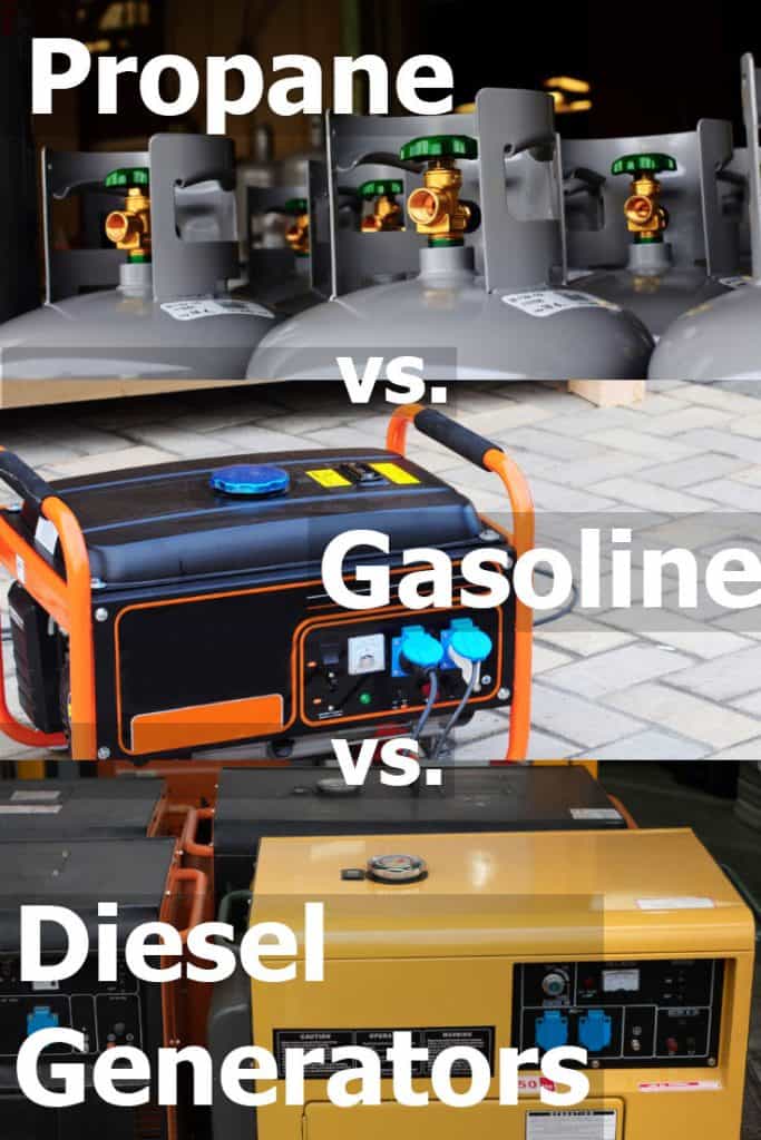 Propano vs Diesel vs Generadores de Gas para vehículos recreativos (¿Cuál es el Mejor para Sus Necesidades?) 