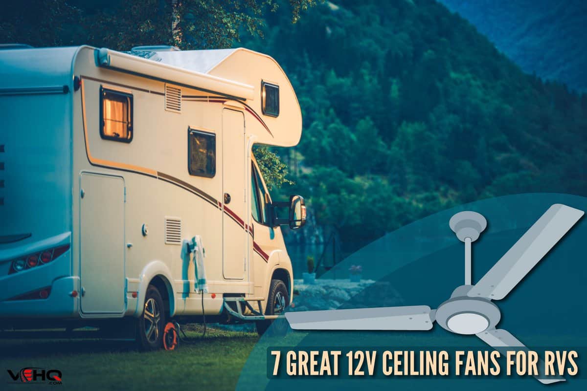camper-camping-glacier-lake-van-vacation, 7-Great-12v-Ceiling-Fans-for-RVs-(And-What-You-Need-to-Know-Before-You-Buy-One)