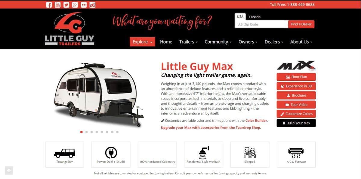 Golittleguy website homepage