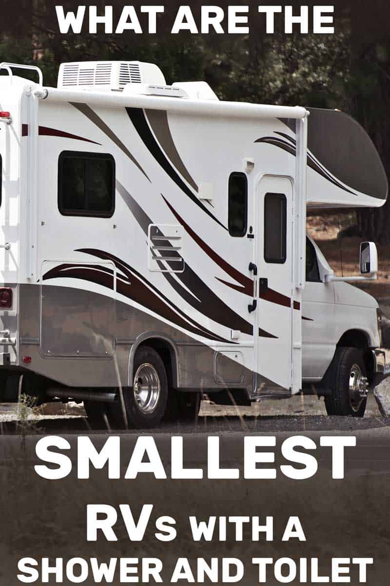 RV parked on an RV campground, What Are the Smallest RVs with a Shower and Toilets?