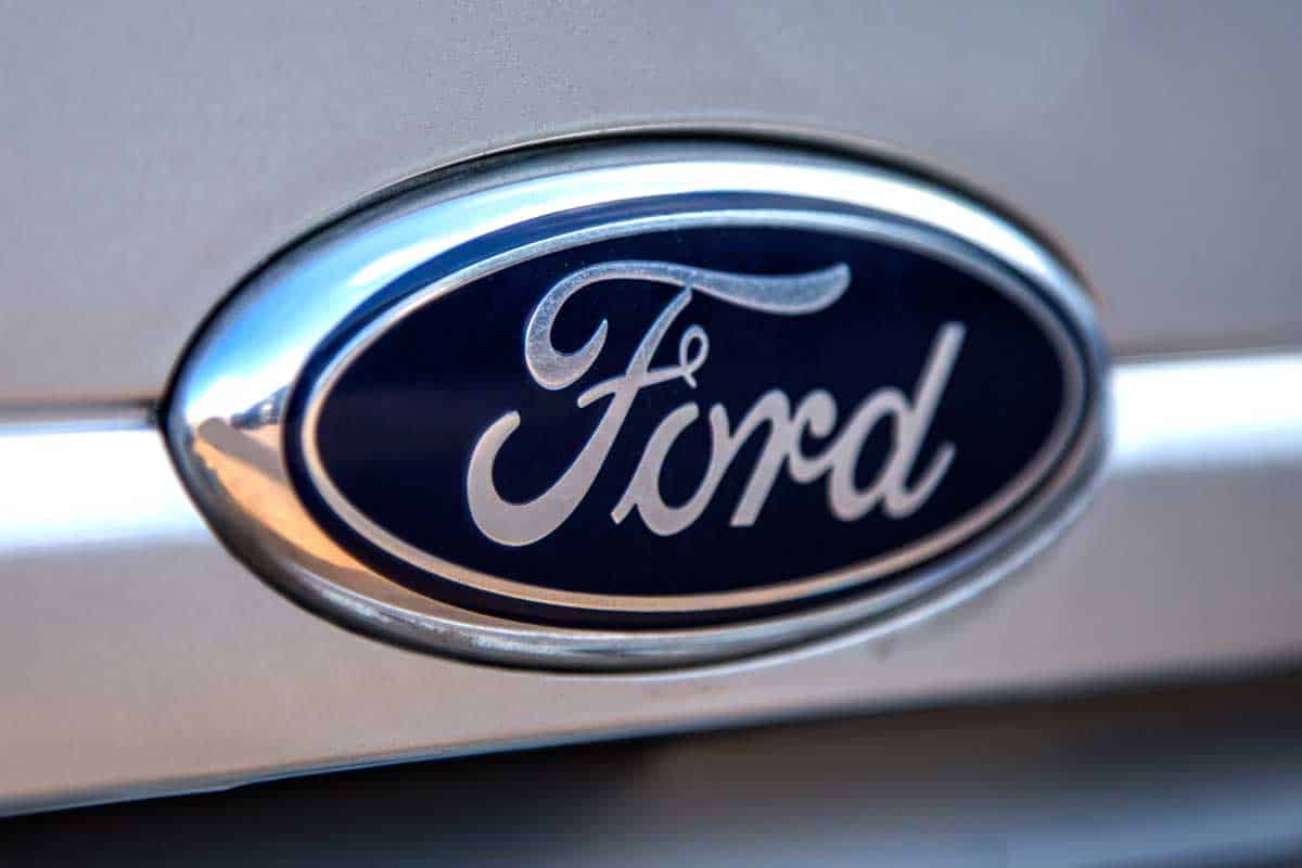 Close up of Ford logo in a parked vehicle, What's the Ford V10 Life Expectancy?
