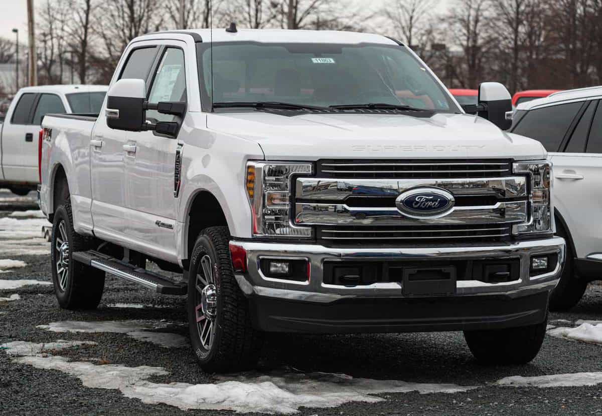 2020 Ford F-250 pickup truck at a dealership in Halifax's North End