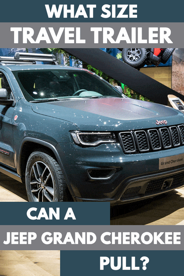 A stunning blue Jeep Grand Cherokee on display, What Size Travel Trailer Can A Jeep Grand Cherokee Pull?
