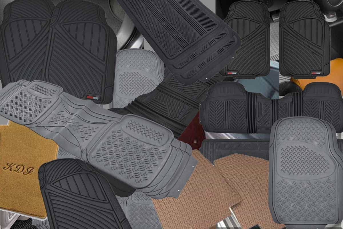 CFMDX1TT9389 Black Coverking Custom Fit Rear Floor Mats for Select Toyota Sienna Models Nylon Carpet