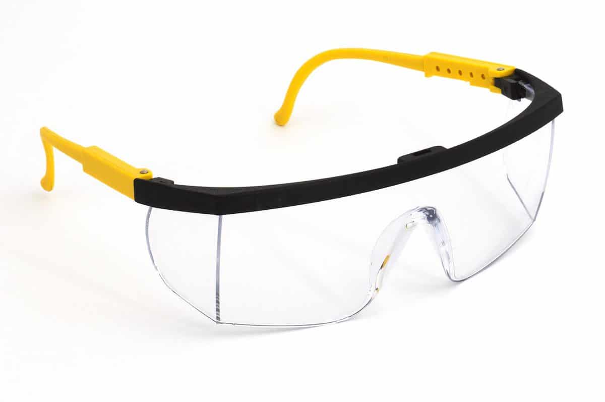 Pair of safety goggles