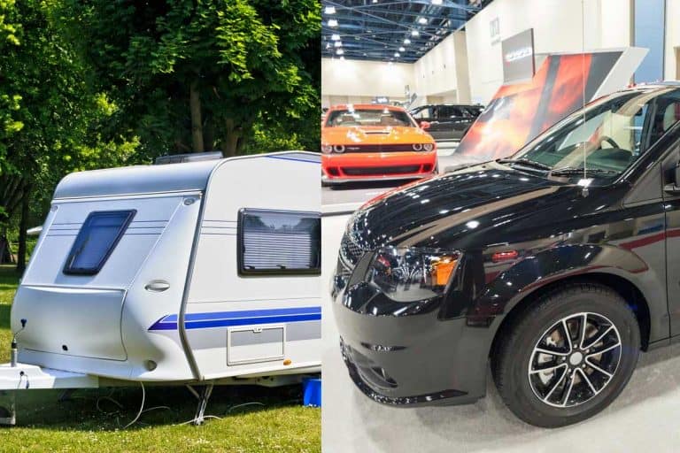 A collage of Dodge Grand Caravan and a Travel Trailer,Can A Dodge Grand Caravan Tow A Travel Trailer