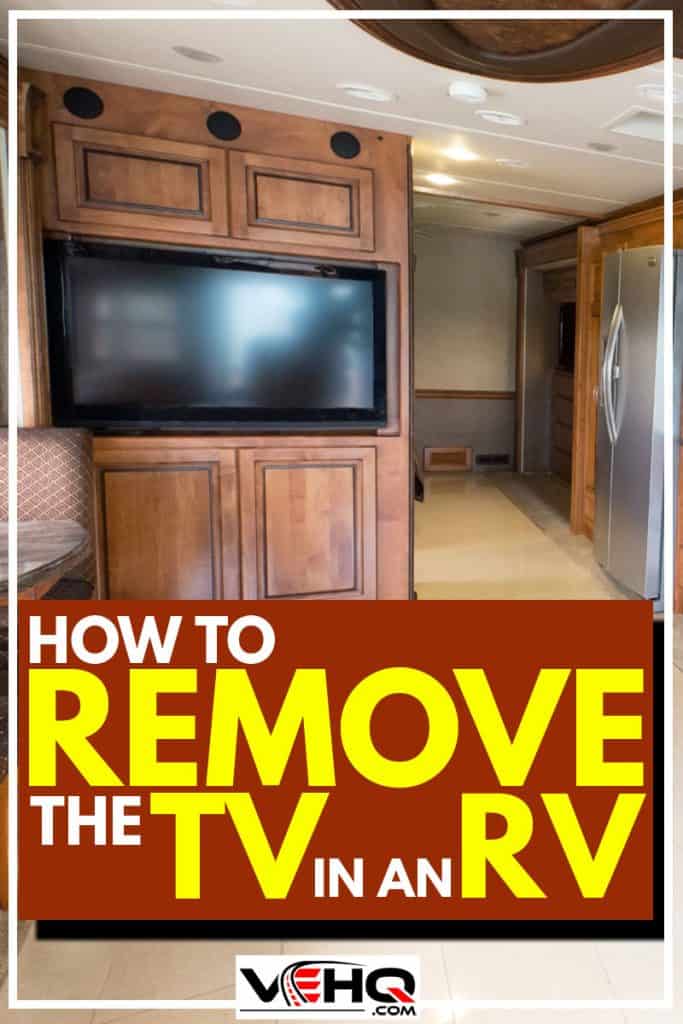 How to Remove the TV in an RV
