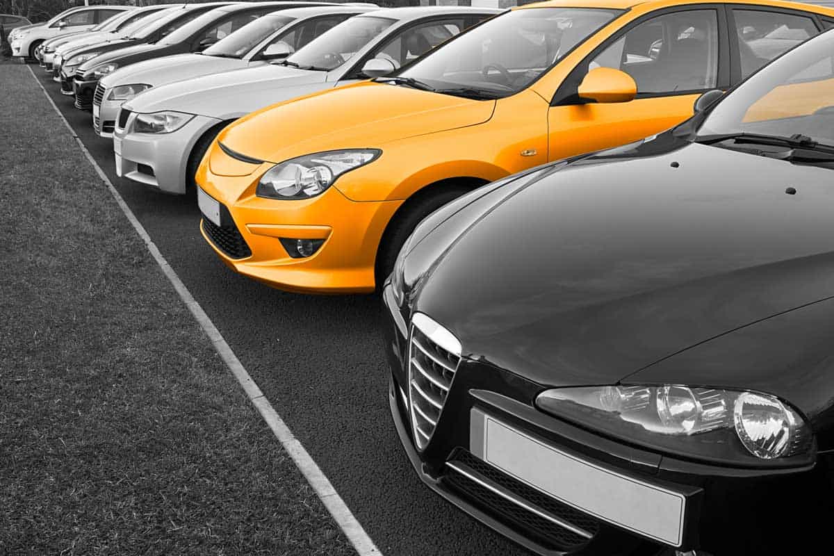 Car lined for seller selection, How to Sell a Car in Utah