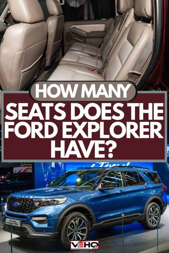 Ford explorer and seats inside the ford explorer