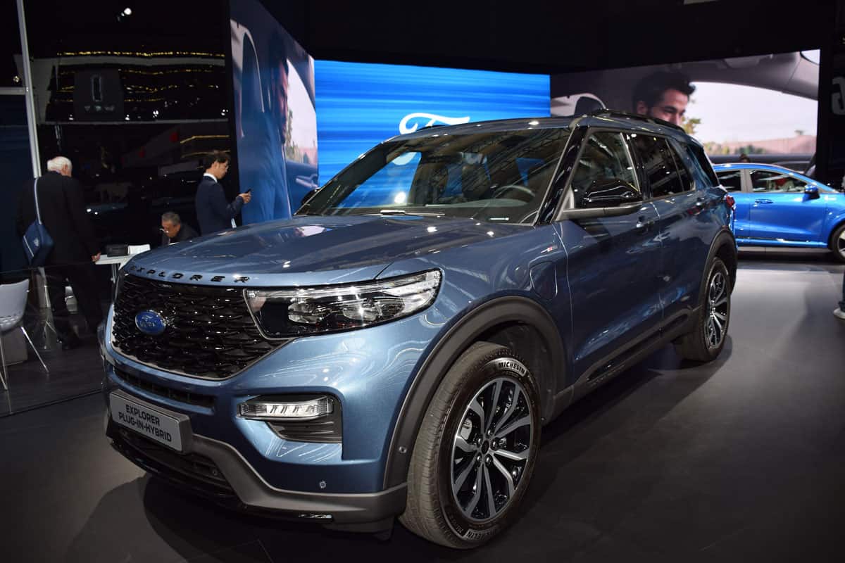 Blue 2019 Ford Explorer at car show, Ford Explorer Trim Levels And Body Styles
