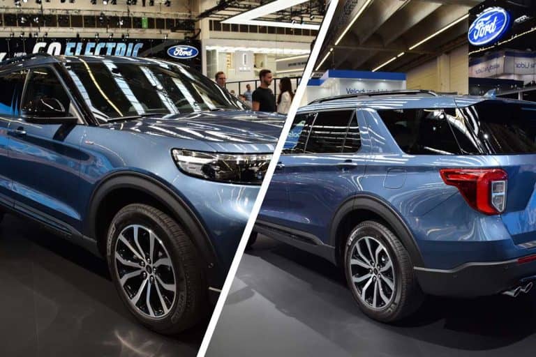 A collage of ford explorer at motor show, The Ford Explorer All-Wheel Drive or 4-Wheel Drive?