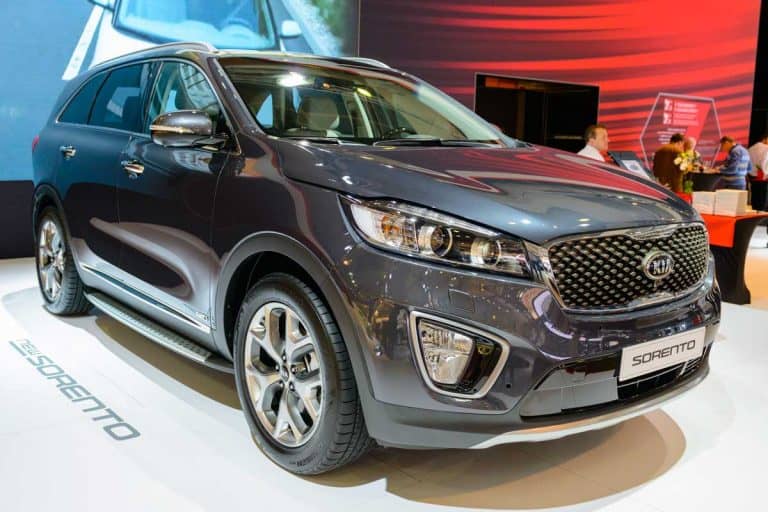 Kia Sorento crossover SUV on display during the 2015 Brussels motor show, Where are Kia cars made?