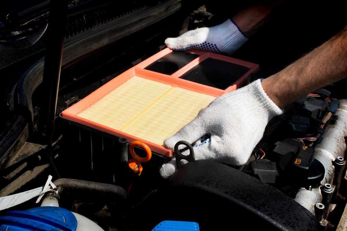 Installing a new air filter in the engine, How Often To Change Car Engine Air Filter?