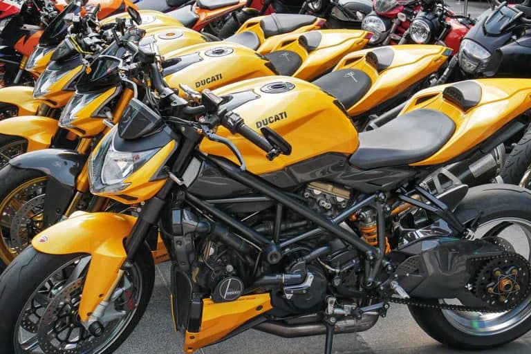 Group of Ducati Motorcycles ready for shipping, How Much Does It Cost to Ship a Motorcycle?