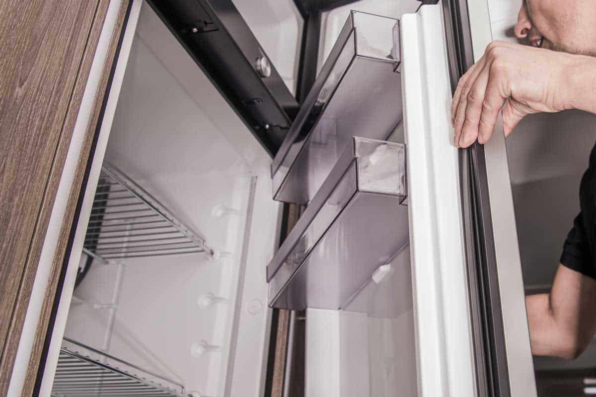 Refrigerator Replacing Inside Camper RV Motorhome, Do RV Refrigerator Fans Work?