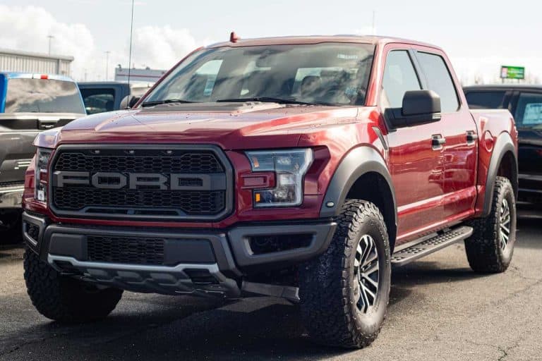 2020 Ford F-150 Raptor pickup truck at a Ford dealership, What's the F-150 Payload Capacity? [Various models]