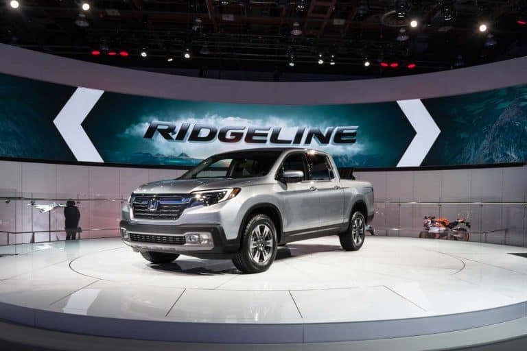 What Trucks Have AWD? [Inc. 10 Specific Models], Honda Ridgeline truck at the North American International Auto Show (NAIAS)