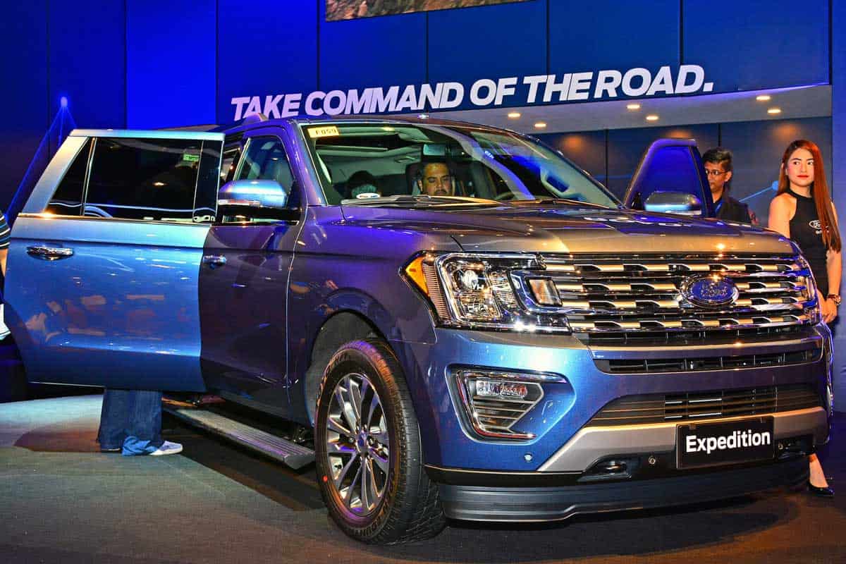 Ford Expedition at Manila International Auto Show on April 7, 2018 in Pasay, Philippines, What's the 3rd Row Legroom in a Ford Expedition?
