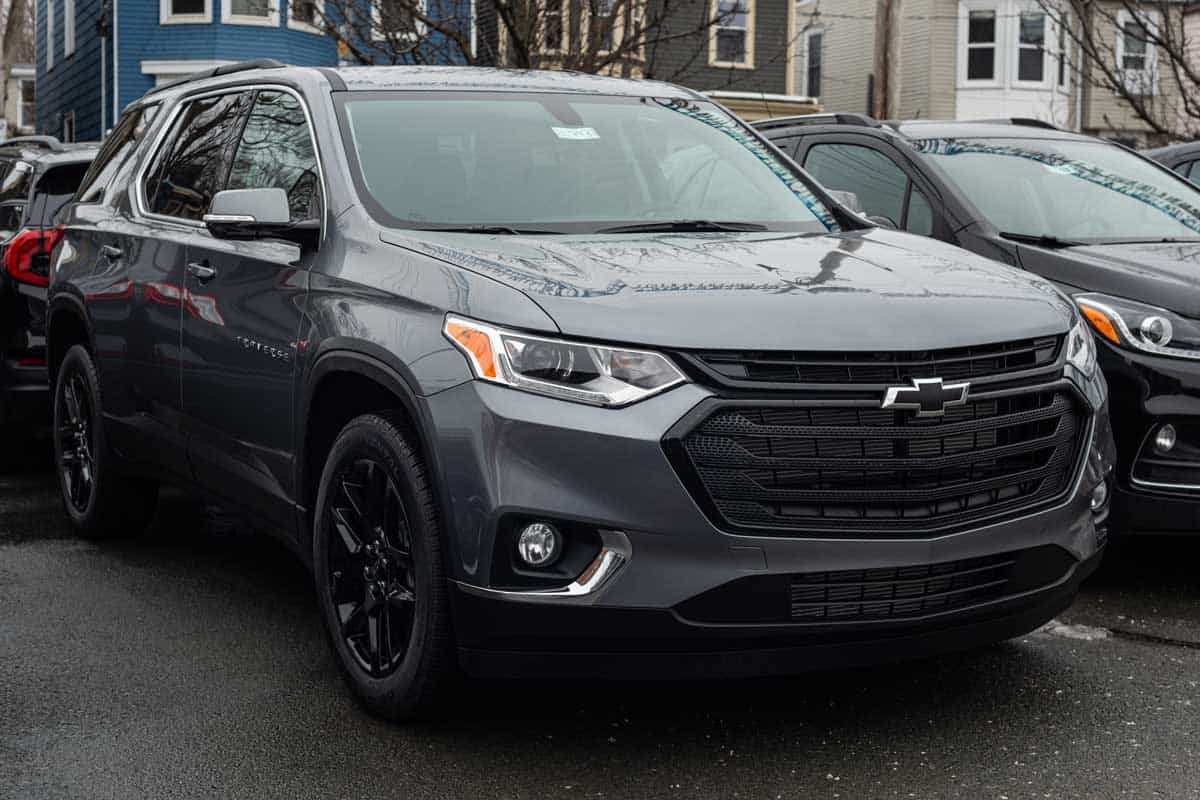 A 2020 Chevrolet Traverse at a dealership in Halifax's North End, How Much Can You Tow With A Chevy Traverse?