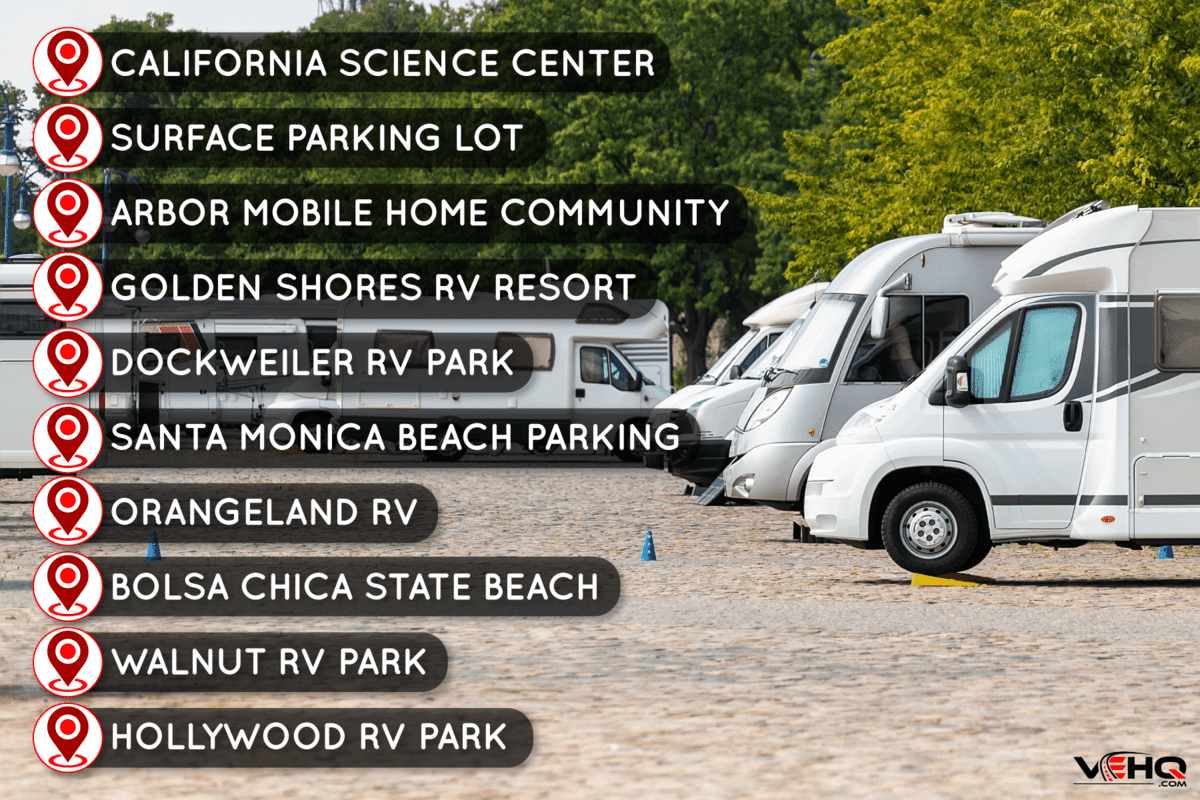 many white modern campervan recreational motor, Where Can You Park An RV In Los Angeles?