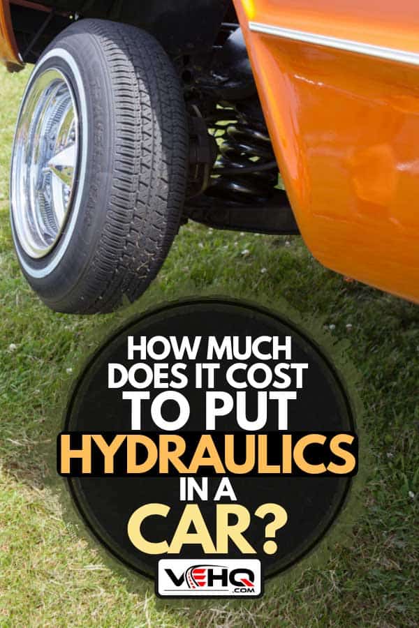 Orange car with hydraulic lift system, How Much Does It Cost To Put Hydraulics in a Car?