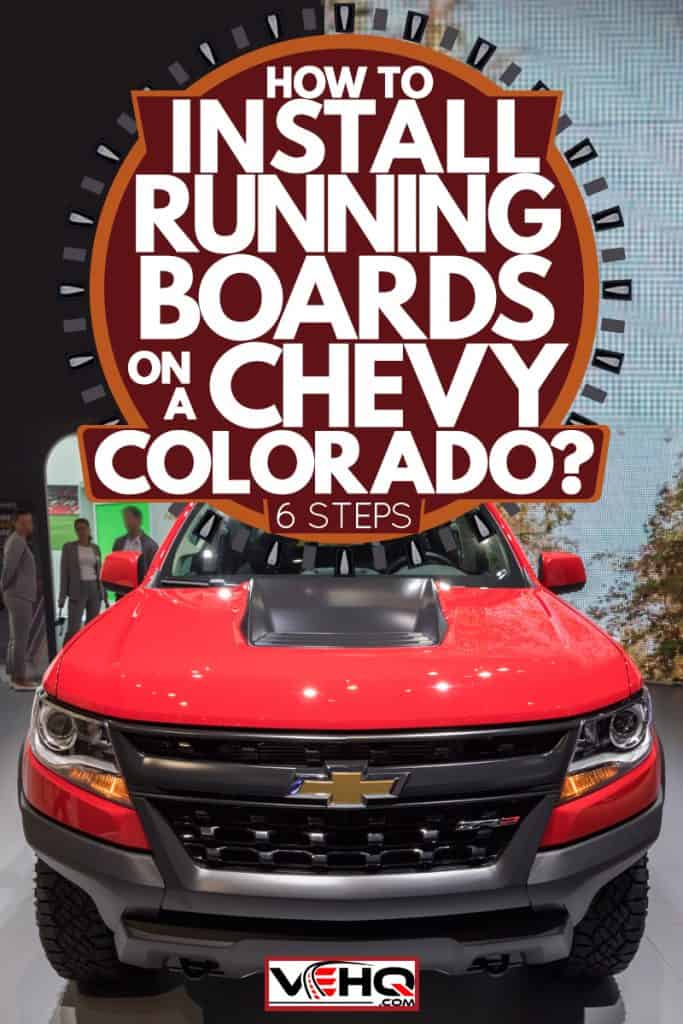 A Red Chevrolet Colorado at a car show, How to Install Running Boards on a Chevy Colorado [6 Steps]