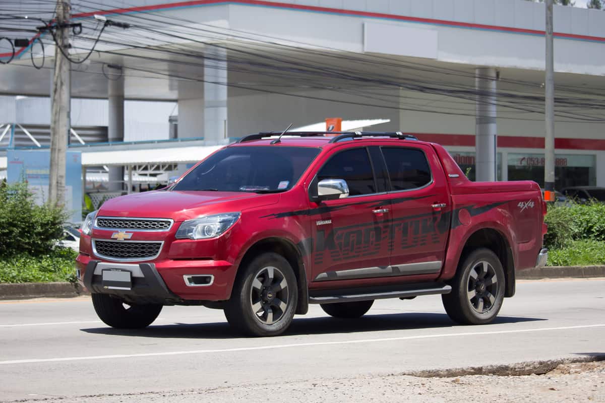 Red Chevrolet Colorado parked on a dealership, Chevy Colorado Not Starting - What Could Be Wrong?
