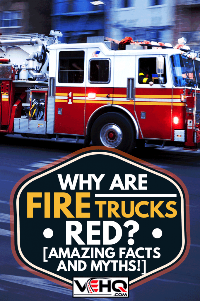 A firetruck travelling to the scene of accicdent, Why Are Fire Trucks Red? [Amazing Facts and Myths!]