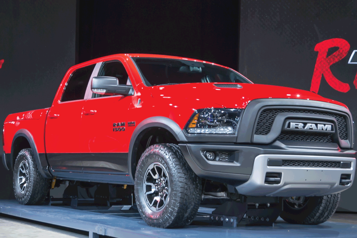 Dodge RAM 1500 Rebel truck at the North American International Auto Show. What Pickup Trucks Have Air Suspension