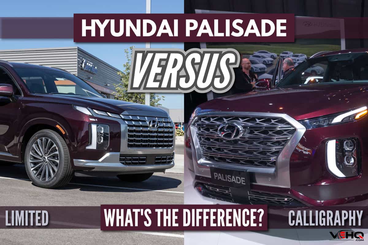two photos of hyundai palisade the limited and the calligraphy versus, Hyundai-Palisade-Limited-Vs-Calligraphy---What's-The-Difference