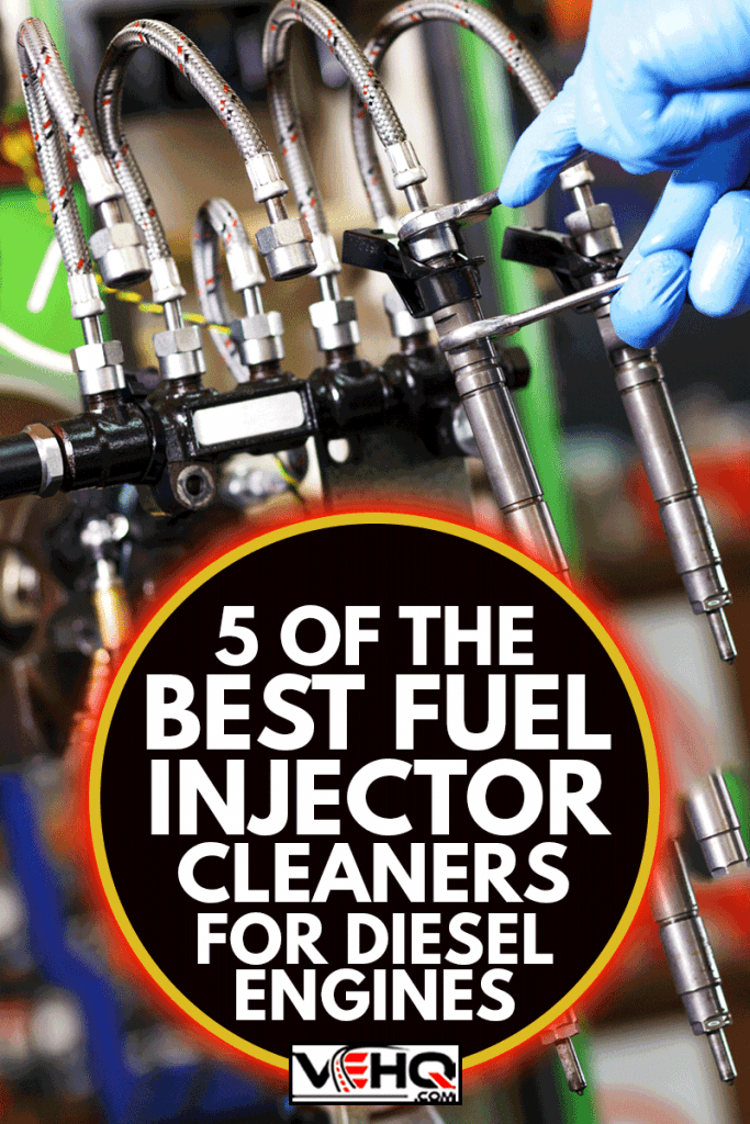 Professional mechanic testing diesel injector in his workshop, 5 Of The Best Fuel Injector Cleaners For Diesel Engines