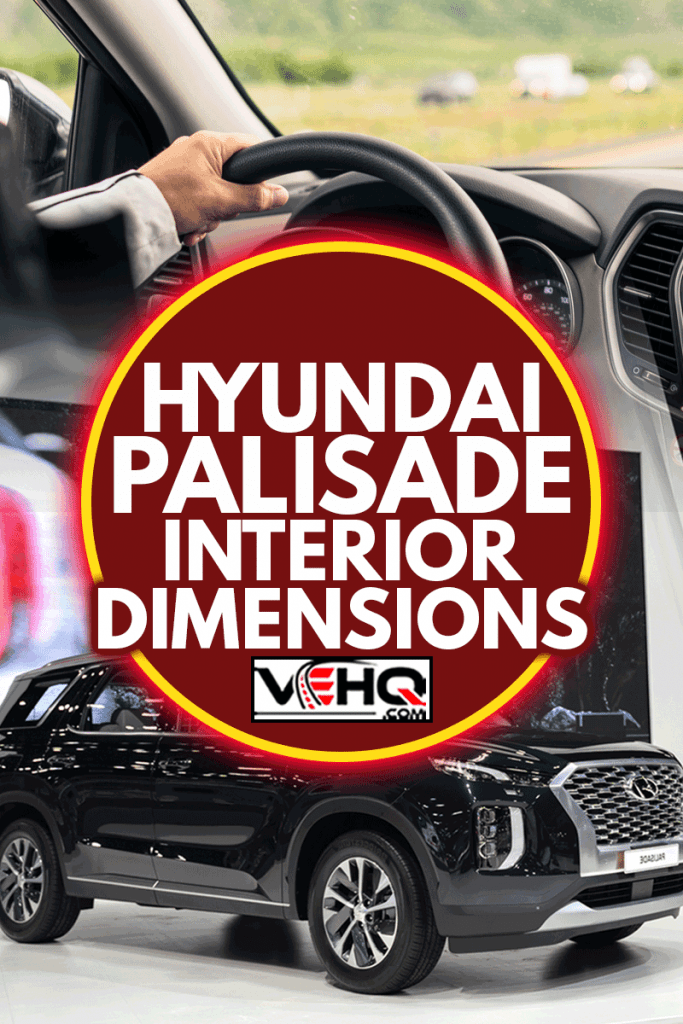 Hyundai Palisade Exclusive SUV with beautiful exhibition design boot show on display in 42th Bangkok International Motor Show, Hyundai Palisade Interior Dimensions