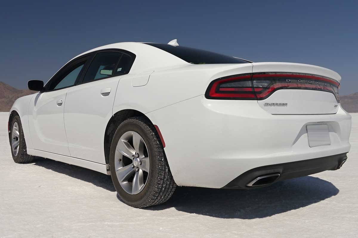 Dodge Charger SXT on a snow terrain, Is The AWD Charger Good In Snow?
