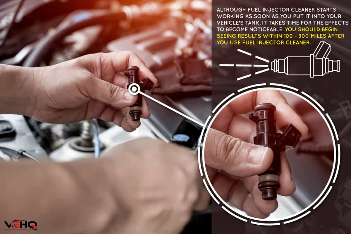 Technician use wrench removing the gasoline injector part on engine maintenance concept check and service, How-Fast-Does-Fuel-Injector-Cleaner-Work