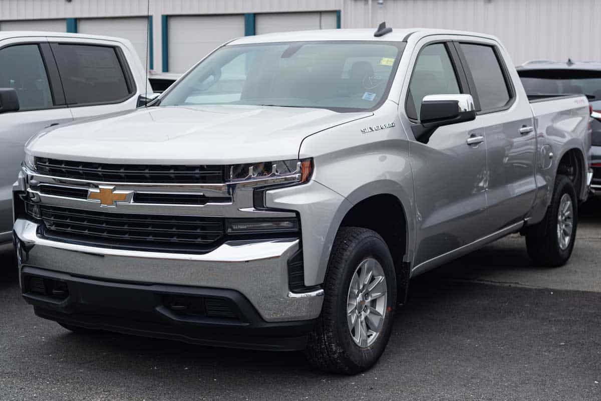 A 2021 Chevrolet Silverado 1500 Pickup Truck at a dealership, How Much Weight Can A Chevy 1500 Carry?