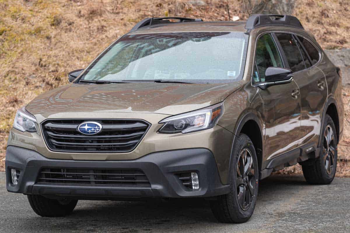 A 2021 Subaru Outback mid size wagon at a dealership, Does Subaru Outback Have 3rd Row Seating?