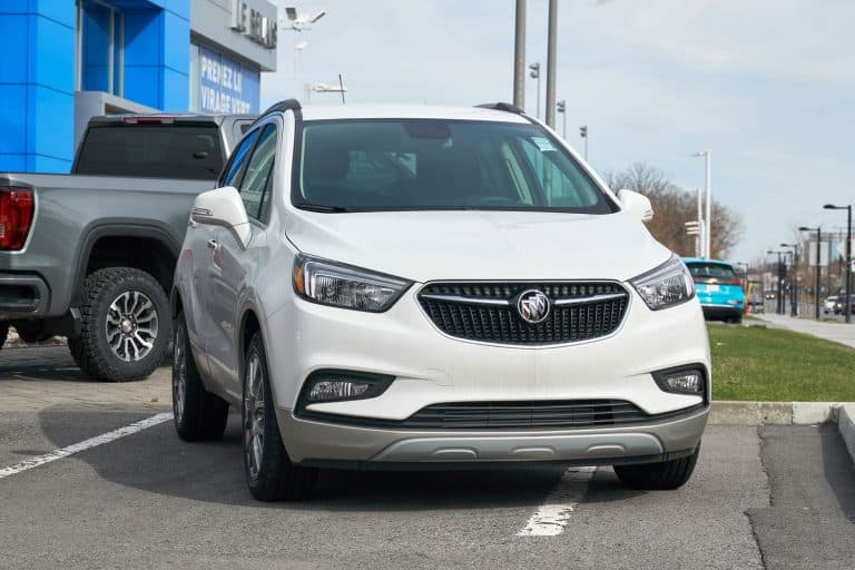 White Buick Encore 2020 car at a parking lot, Can You Flat Tow A Buick Encore?