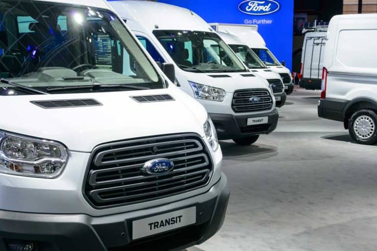 Ford Transit Vans on display in car motor show, Ford Transit Won't Go Into Park - What Could Be Wrong?