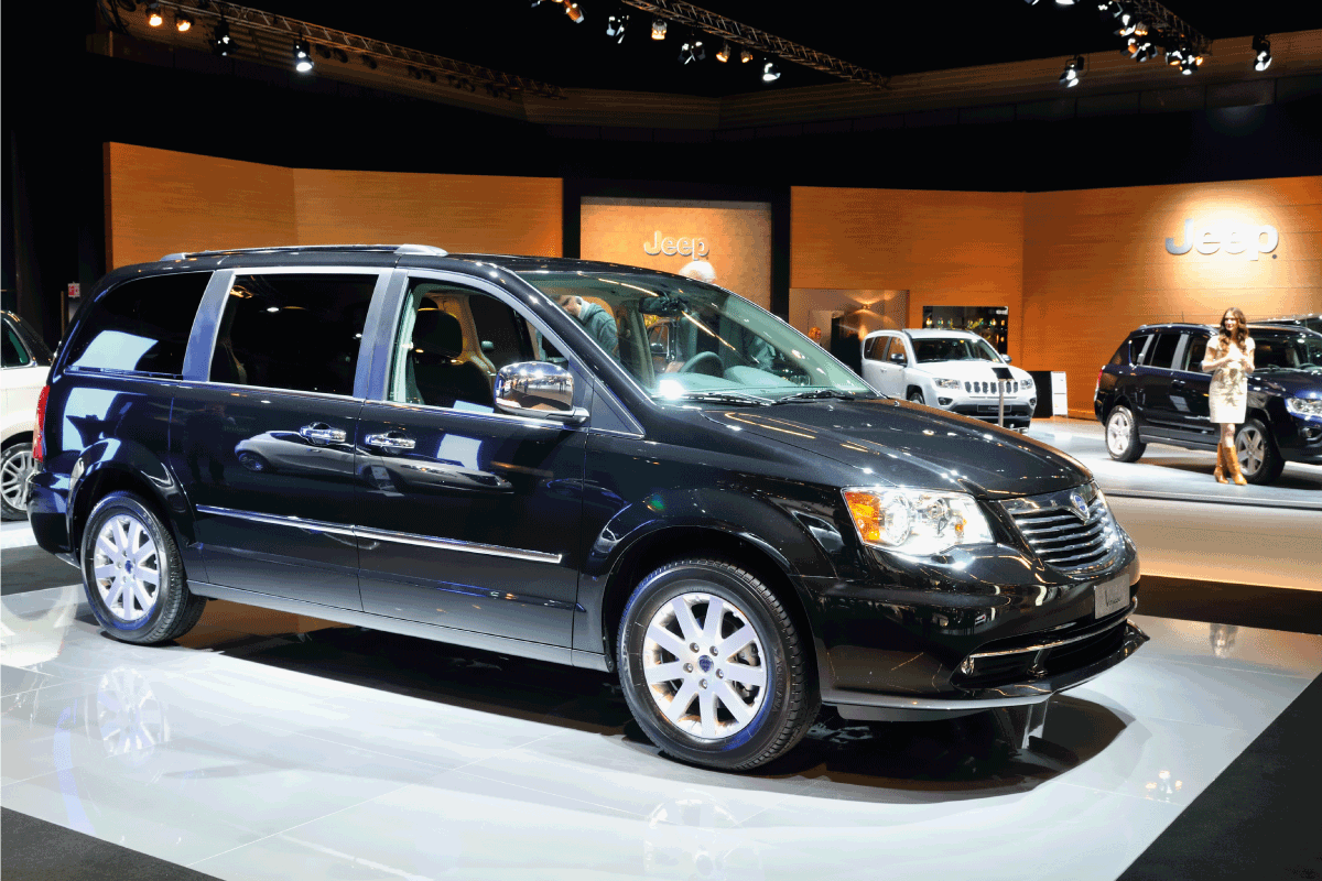 Grand Voyager Multi Purpose Vehicle on display at the 2011 Amsterdam Motor Show