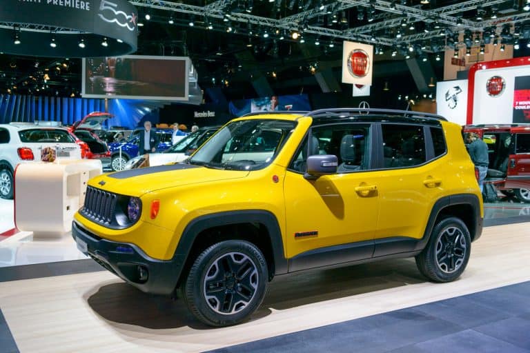 Jeep Renegade crossover SUV on display during the 2015 Brussels motor show, How Big Is A Jeep Renegade?