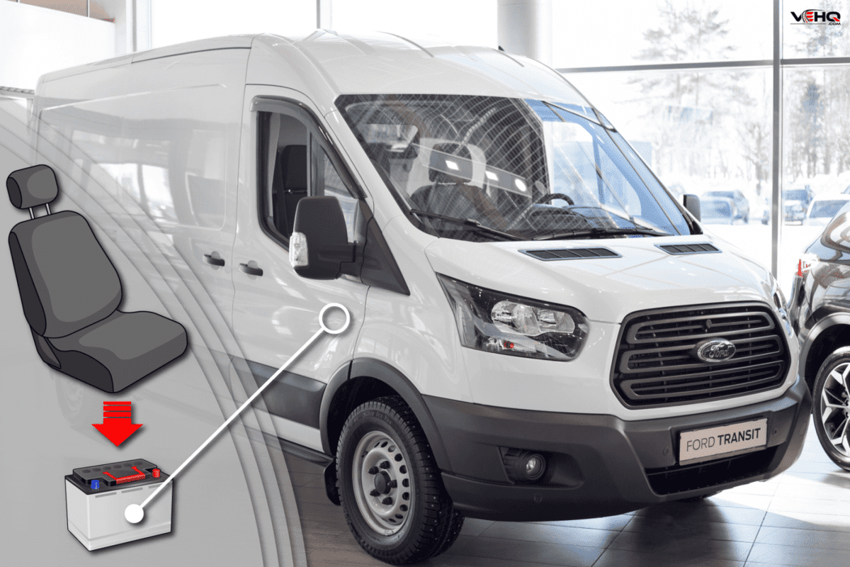 all new brand new ford transit white high roof, Where-Is-The-Ford-Transit-Battery-Located