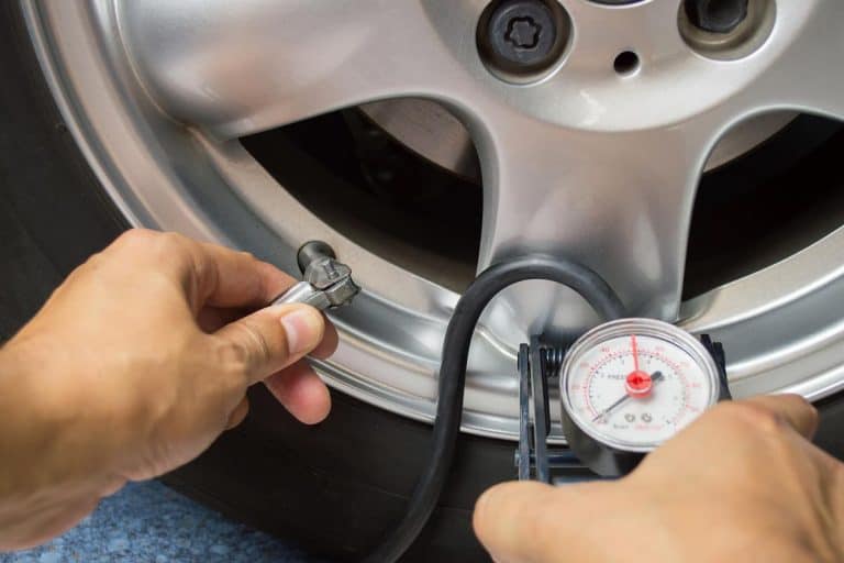 Adding air pressure on vehicle wheel, How To Check Nitrogen Tire Pressure