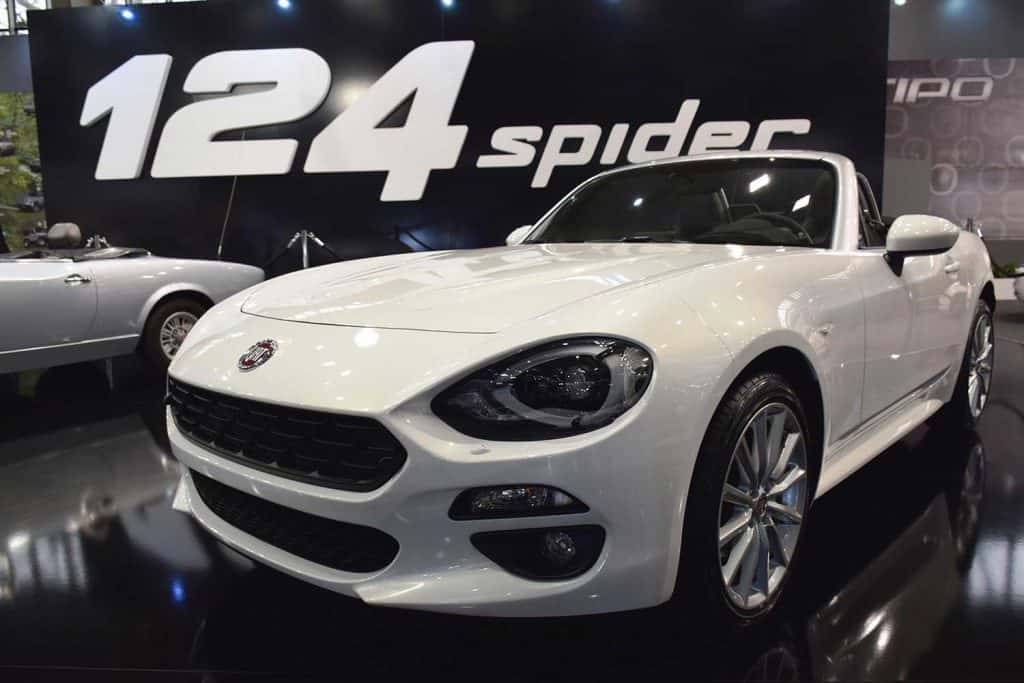 Fiat 124 Spider on the motor show