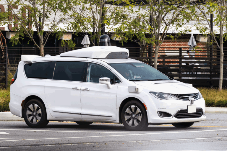 chrysler-pacifica-on-the-streets-of-Los-Angeles-used-as-a-self-driving-test-car.-Can-A-Chrysler-Pacifica-Tow-A-Camper