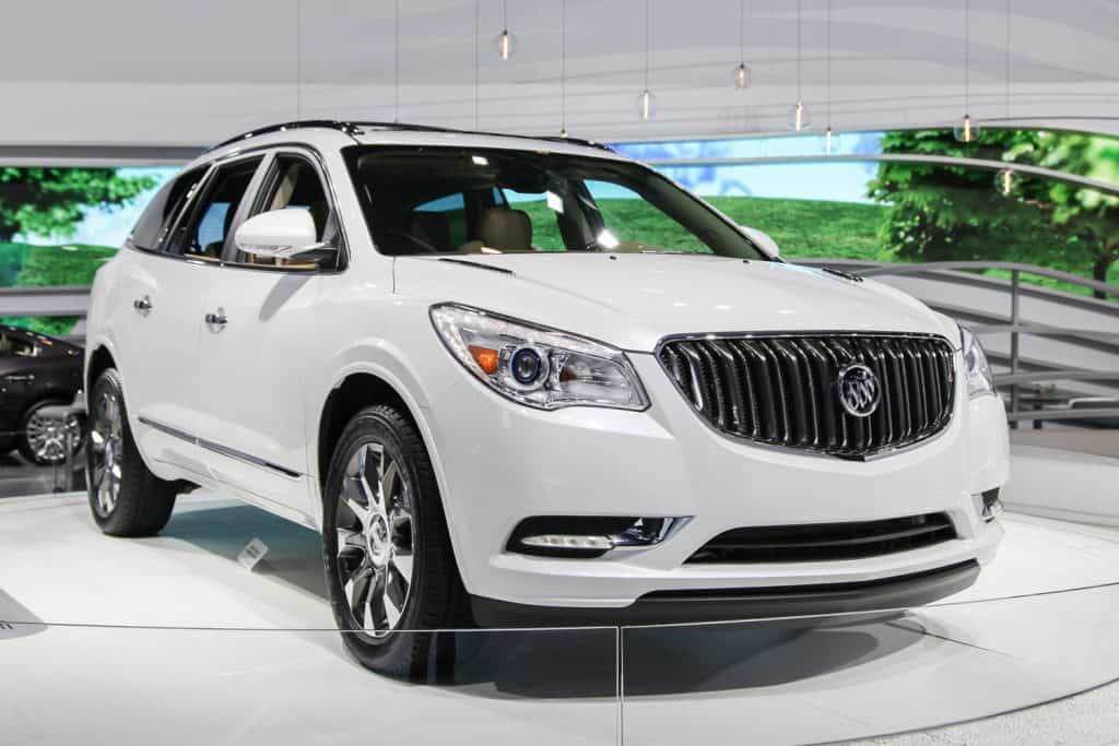  Buick exhibit Buick Enclave at the 2015 New York International Auto Show