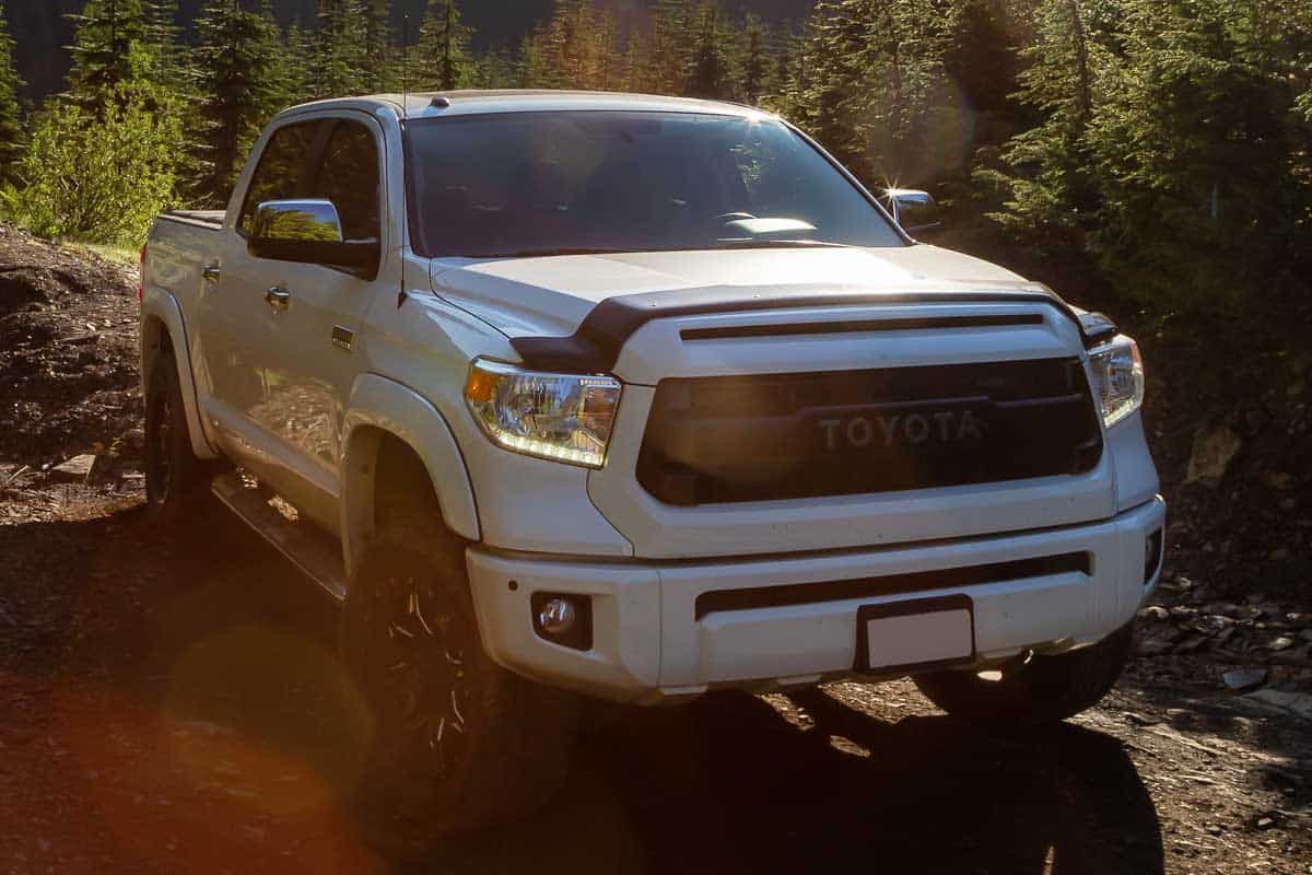 Toyota Tacoma riding on the 4x4 Offroad Trails in the mountains during a sunny summer morning, Toyota Tacoma Won't Shift Out Of Park - What Could Be Wrong?