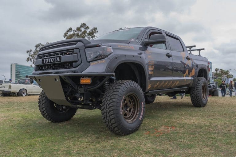 Toyota Tundra TRD on display during the 22nd annual All Toyotafest. , Does Toyota Tundra Have Crawl Control? [And How It Works]