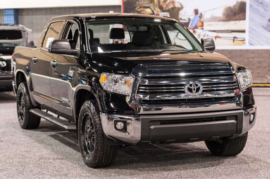 Toyota Tundra on display during the International Auto Show