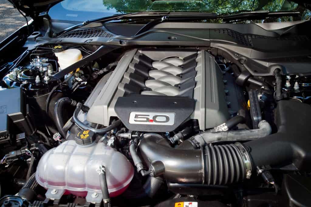 A Ford F-150 engine